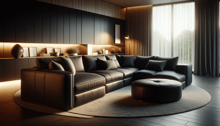 black Sectional Sofa