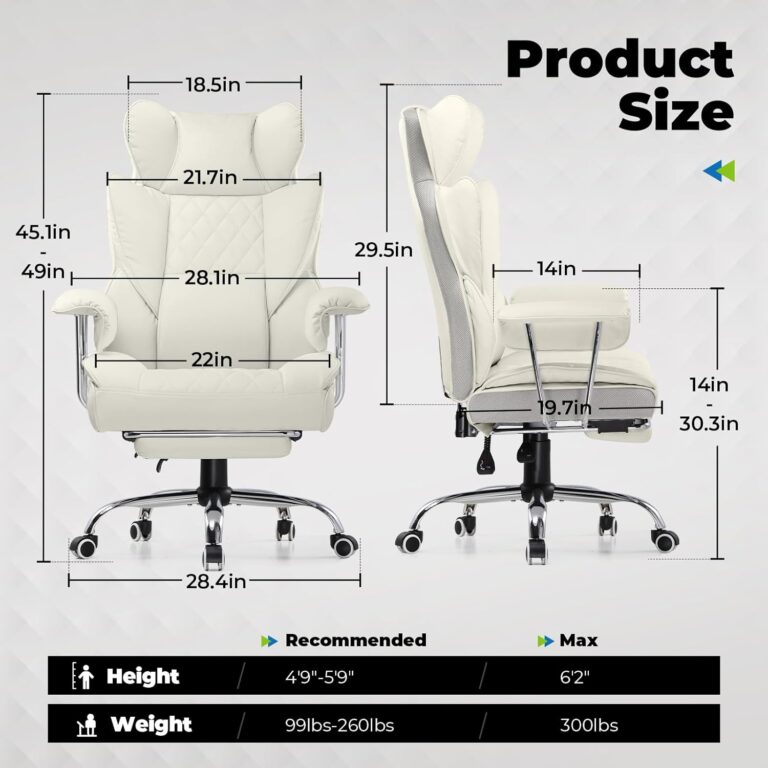 COMHOMA Big and Tall Office Chair
