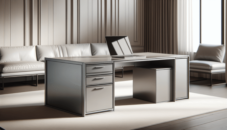 Hulala Home Home Office Desk with 3 Drawers