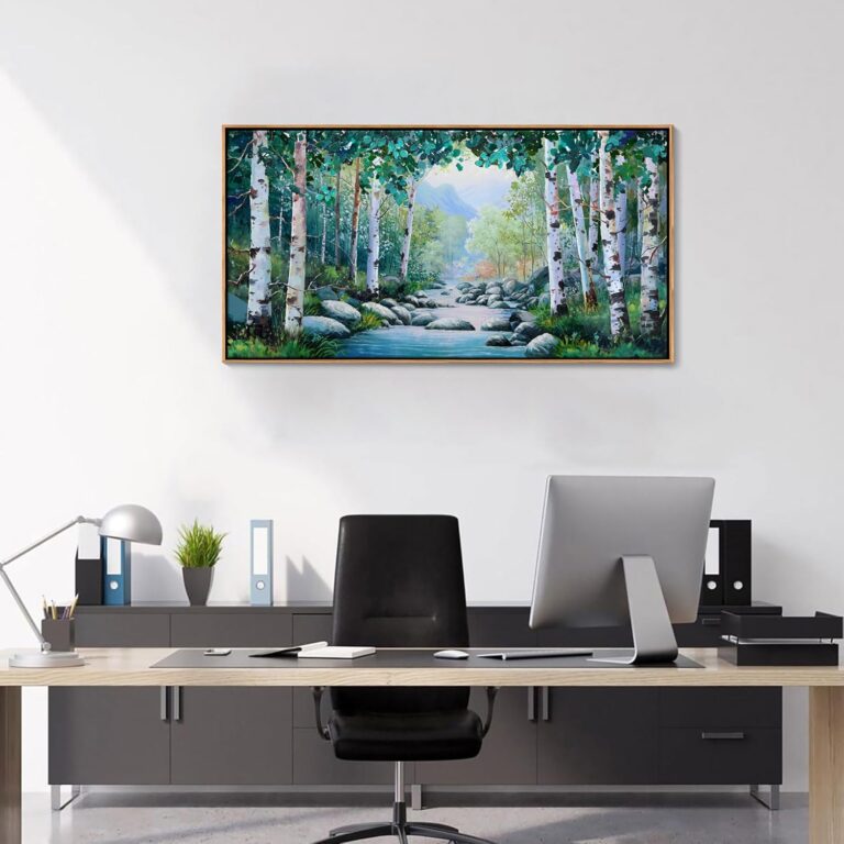 Large Abstract Framed Canvas Wall Art Review