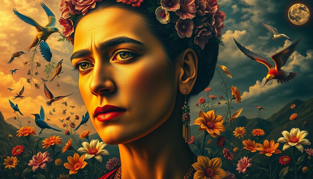 Frida Kahlo art style